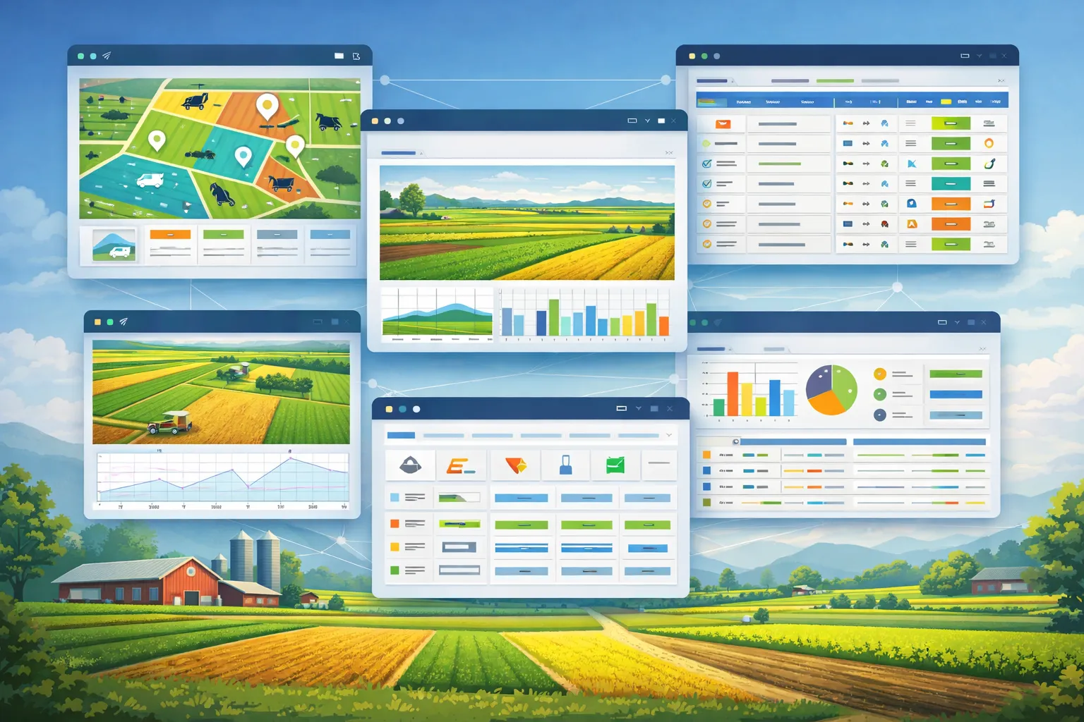 Verwandeln Sie Ihre Felder in datengesteuerte Vermögenswerte. Planen Sie komplexe Fruchtfolgen, verwalten Sie die Bodengesundheit und visualisieren Sie Ihr gesamtes Farm-Layout mit geografischer Präzision.