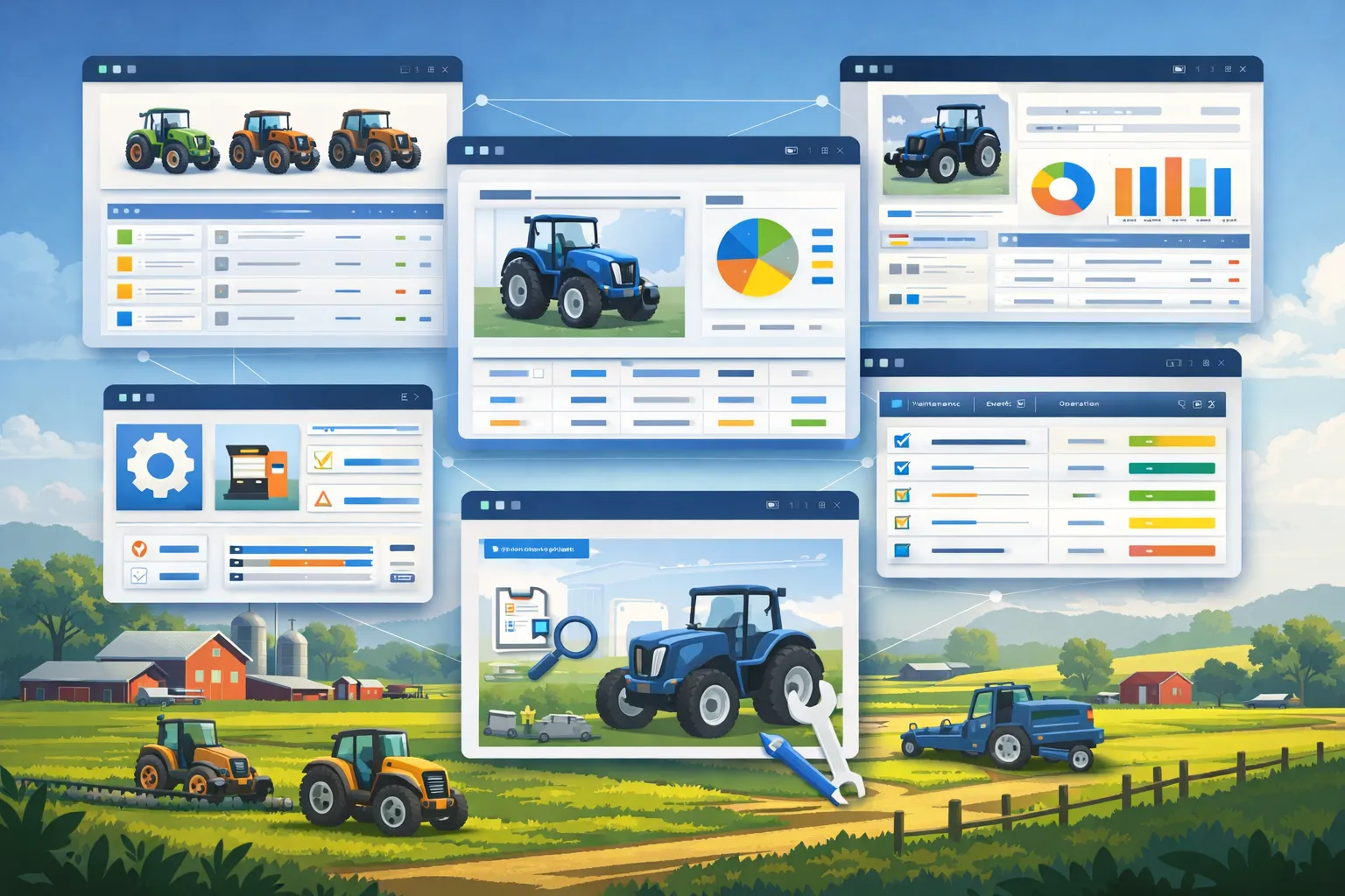 Minimieren Sie Ausfallzeiten und maximieren Sie die Lebensdauer Ihrer schweren Geräte. Verfolgen Sie jede Betriebsstunde und bleiben Sie den Wartungsanforderungen einen Schritt voraus.